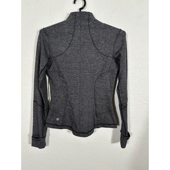 Lululemon Forme Jacket II Womens Small Dark Gray Coal Flattering Define Fit - Picture 11 of 12